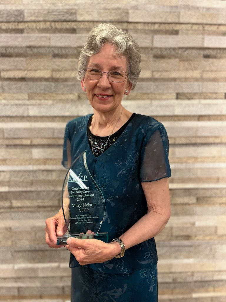 Mary Recieving the Outstanding Creighton Practitioner Award